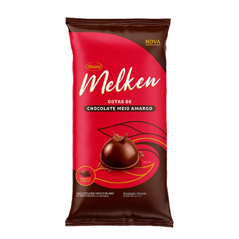 Chocolate Melken Meio Amargo - Gotas 2,05Kg HARALD