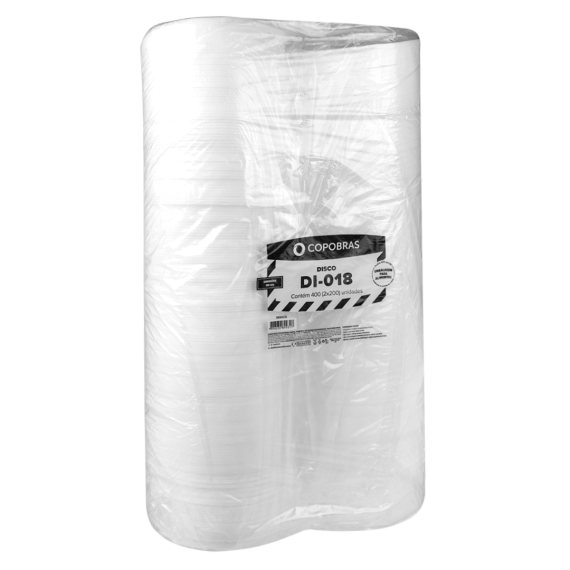 Disco EPS Copobras N18 Branco 18cm 400UN (20821)