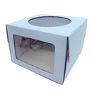 Caixa para Bolo com Visor Duplo 28x28x20cm Cia dos Produtos