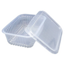 Pote Retangular com Tampa 500ml com 24 un PRAFESTA