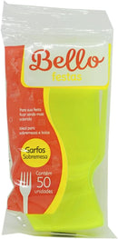 Garfo Descartável Sobremesa  Festa 50 und