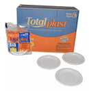 PRATO DESCARTÁVEL BRANCO 15cm Raso - Totalplast C/1000