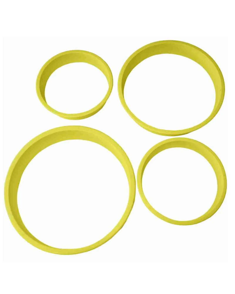 Kit Cortadores de Brownie Redondo Grande Ana Brownie (4pcs) - BlueStar