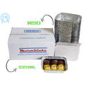 Bandeja de Alumínio Descartável M90 220ml com 100 un. Marmitinha Forma