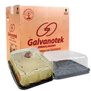 Embalagem Descartável Mini Torta Retangular G45CT Galvanotek Comtemporânea 1,5kg c/50 Conjuntos