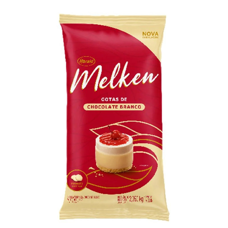 Chocolate em Gotas Branco - Melken - 2,05kg - 01 unidade - Harald