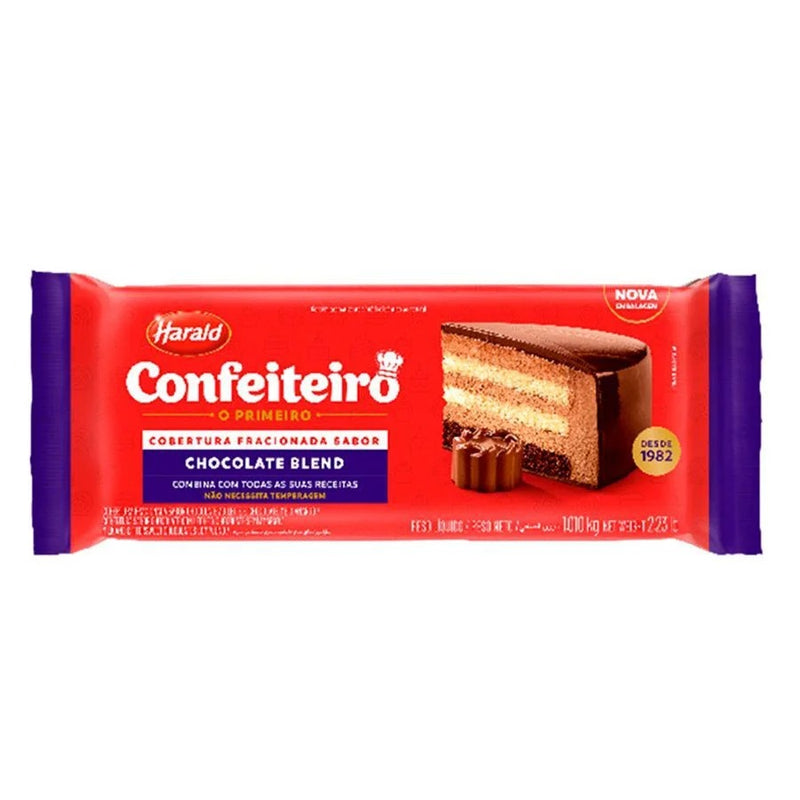 Cobertura em Barra Blend Confeiteiro - 1,010Kg - 1 unidade - Harald