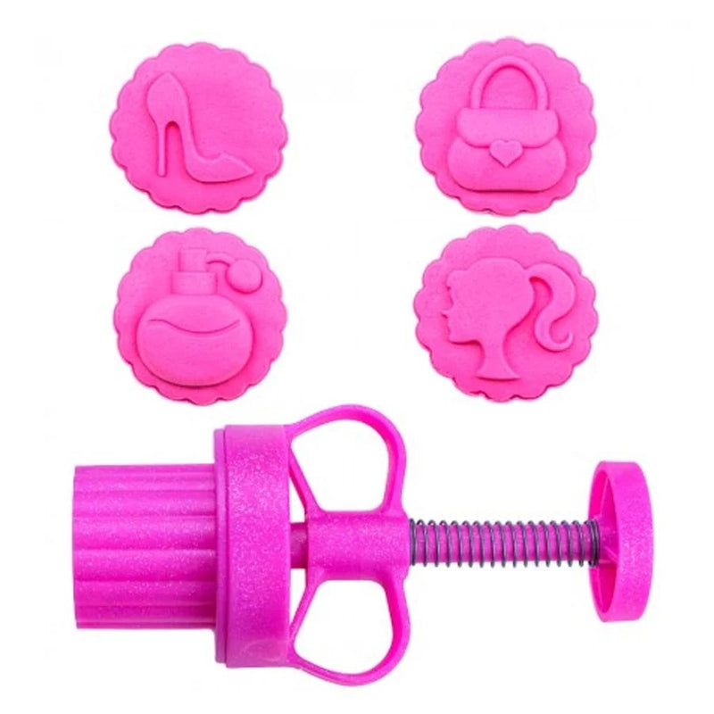 Kit Ejetor Max Boneca Barbie Bluestar 1 ejetor + 4 marcador 3,5 cm (Blue Star)