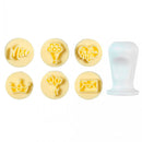 Kit Carimbos - Amor de Mãe - 2cm - 6 unidades - BlueStar