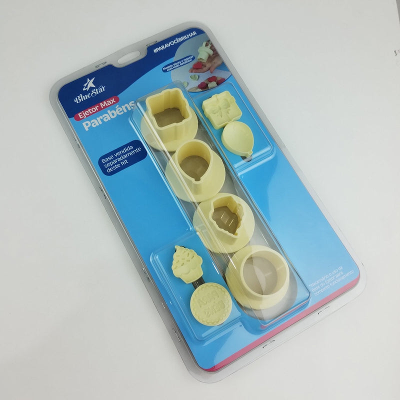 Kit Ejetor Max Parabéns – 6pç - Bluestar