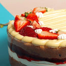 Cake box cristal redonda c/ tampa 1,5 l Blue Star