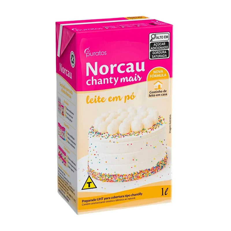 Chantilly Norcau Chanty Mais Leite Em Pó 1l PURATOS