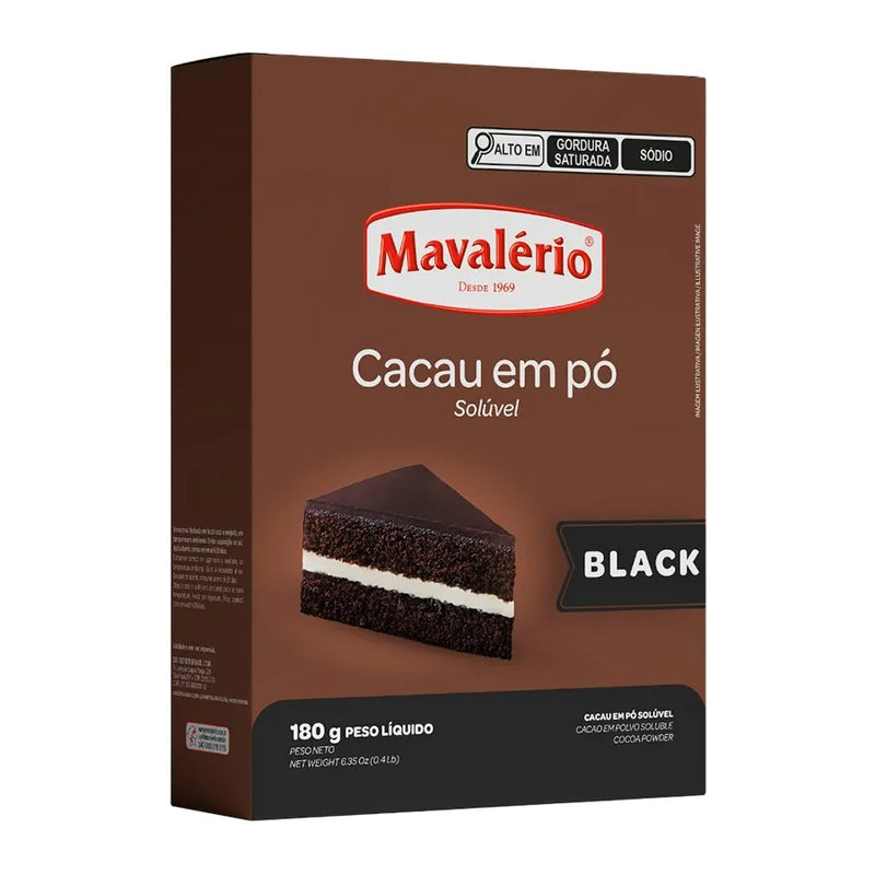 Cacau Em Pó Black 180g MAVALÉRIO