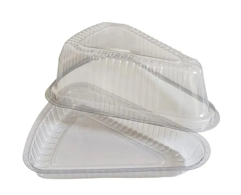 Embalagem Cristal Fatia De Bolo Base e Tampa bp630 - 100un - Bipack
