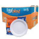 PRATO PLAST BRANCO 18CM TOTALPLAST COM 500 UNIDADES