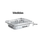 Bandeja de Alumínio Descartável M90 220ml com 100 un. Marmitinha Forma